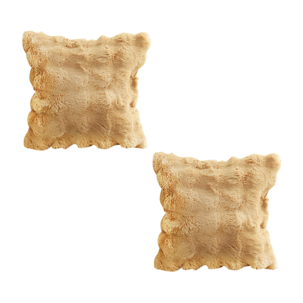 SOGA 2X 50cm Throw Pillow Coffee with Rabbit Square Cushion for Living Room Home Decor $ 107.90