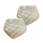 SOGA 2X 53cm Polyester-Cotton Blend Pillow EPP Particle Insert for Comfort and Support Home Decor $ 144.50