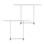 SOGA 2X 240cm Stainless Steel Floor-Standing Clothes Rack - Durable and Space-Saving Laundry Organizer $ 176.90