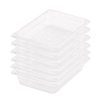 SOGA 65mm Clear Gastronorm GN Pan 1/2 Food Tray Storage Bundle of 6 $ 195.90
