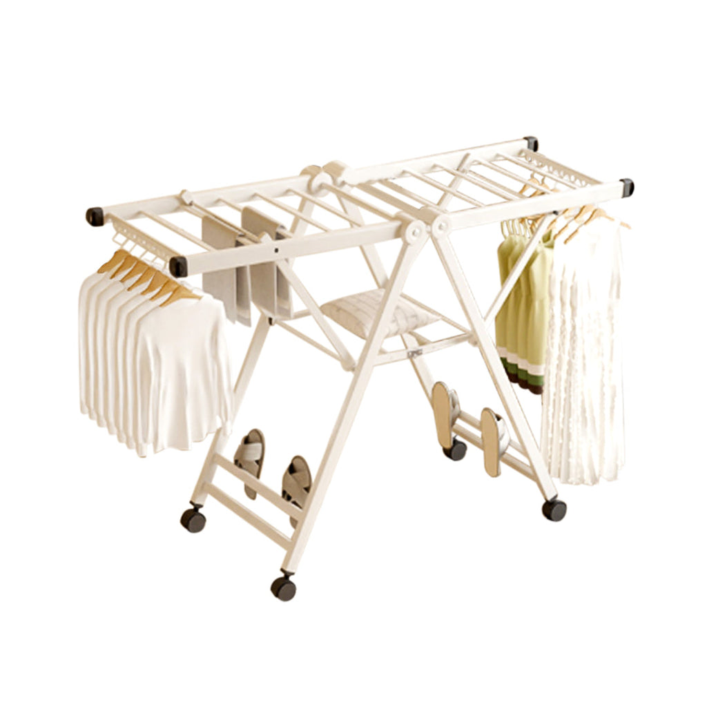 SOGA 160cm Portable Wing Shape Clothes Drying Rack Foldable Space-Saving Laundry Holder $ 222.50