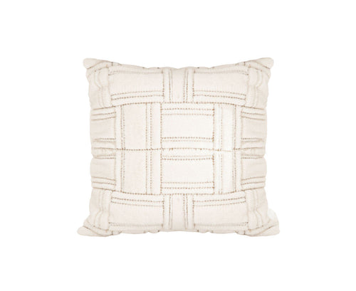 SOGA 45cm Bohemian Cream Tufted Grid Pattern Decorative Throw Pillow $ 77.90