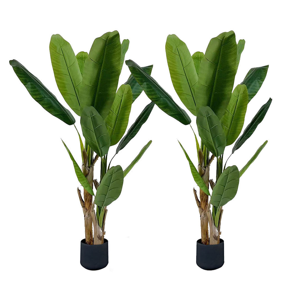 SOGA 2X 220cm Banna Plant Bird of Paradise Tree Artificial Plant Home Accent Decor $ 592.90