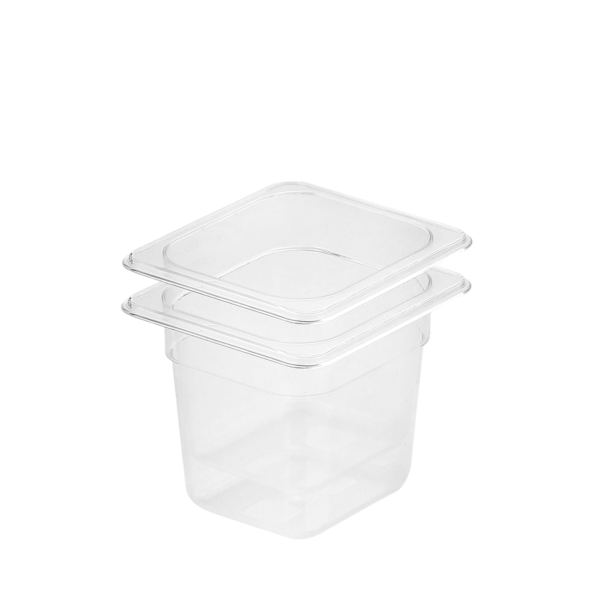 SOGA 2X 150mm Clear Gastronorm GN Pan 1/6 Food Tray Storage $ 59.50
