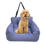 SOGA Blue Pet Car Seat Sofa Safety Soft Padded Portable Travel Carrier Bed $ 88.90