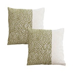 SOGA 2X 50cm Modern Two-Tone Textured Block Design Throw Pillow $ 133.90