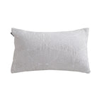 SOGA 35cm Throw Pillow Beige Gray Lumbar Embroidered Decorative Cover Stitch for Home Decor