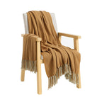 SOGA Mustard Yellow Throw Blanket 127x170cm Soft Acrylic $ 83.50