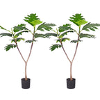SOGA 2X 90cm Artificial Natural Green Split-Leaf Philodendron Tree Fake Tropical Indoor Plant Home Office Decor $ 172.90