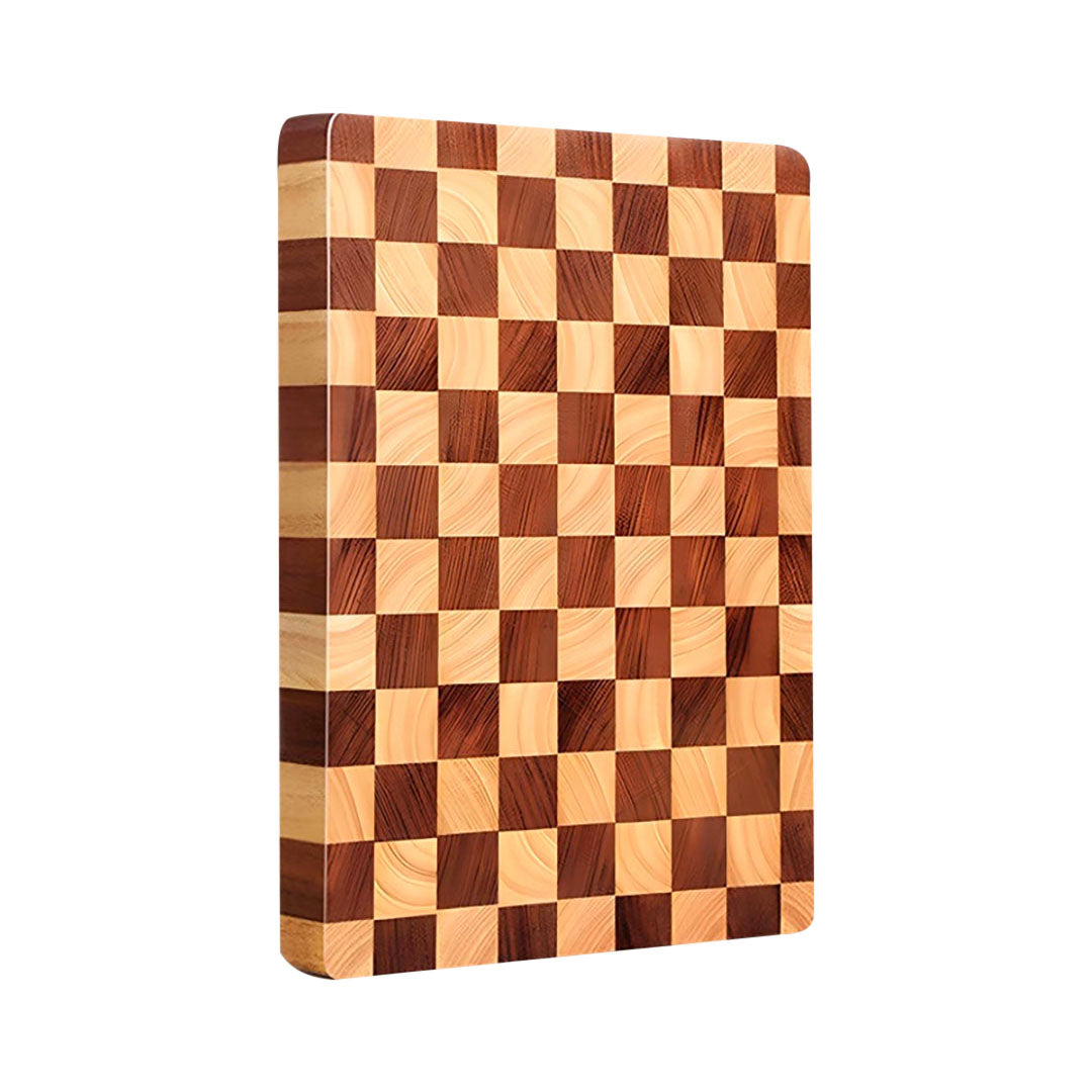 SOGA 39cm Premium Checkered Pattern Wooden Multi-Wood Cutting Board $ 103.50