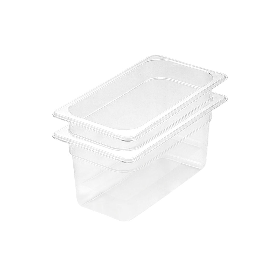 SOGA 150mm Clear Gastronorm GN Pan 1/3 Food Tray Storage Bundle of 2 $ 59.50
