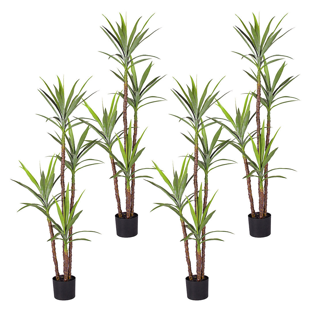 SOGA 4X 180cm Artificial Natural Green Dracaena Yucca Tree Fake Tropical Indoor Plant Home Office Decor $ 759.90