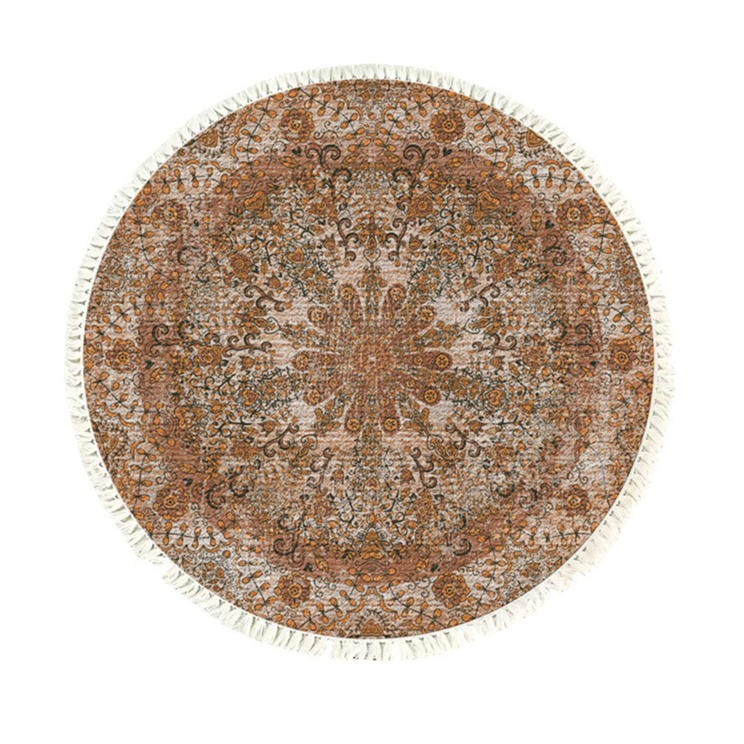 SOGA 120cm Mandala Pattern Circle Area Rugs for Living Room Lounge Anti-slip Doormat Home Decor $ 73.50