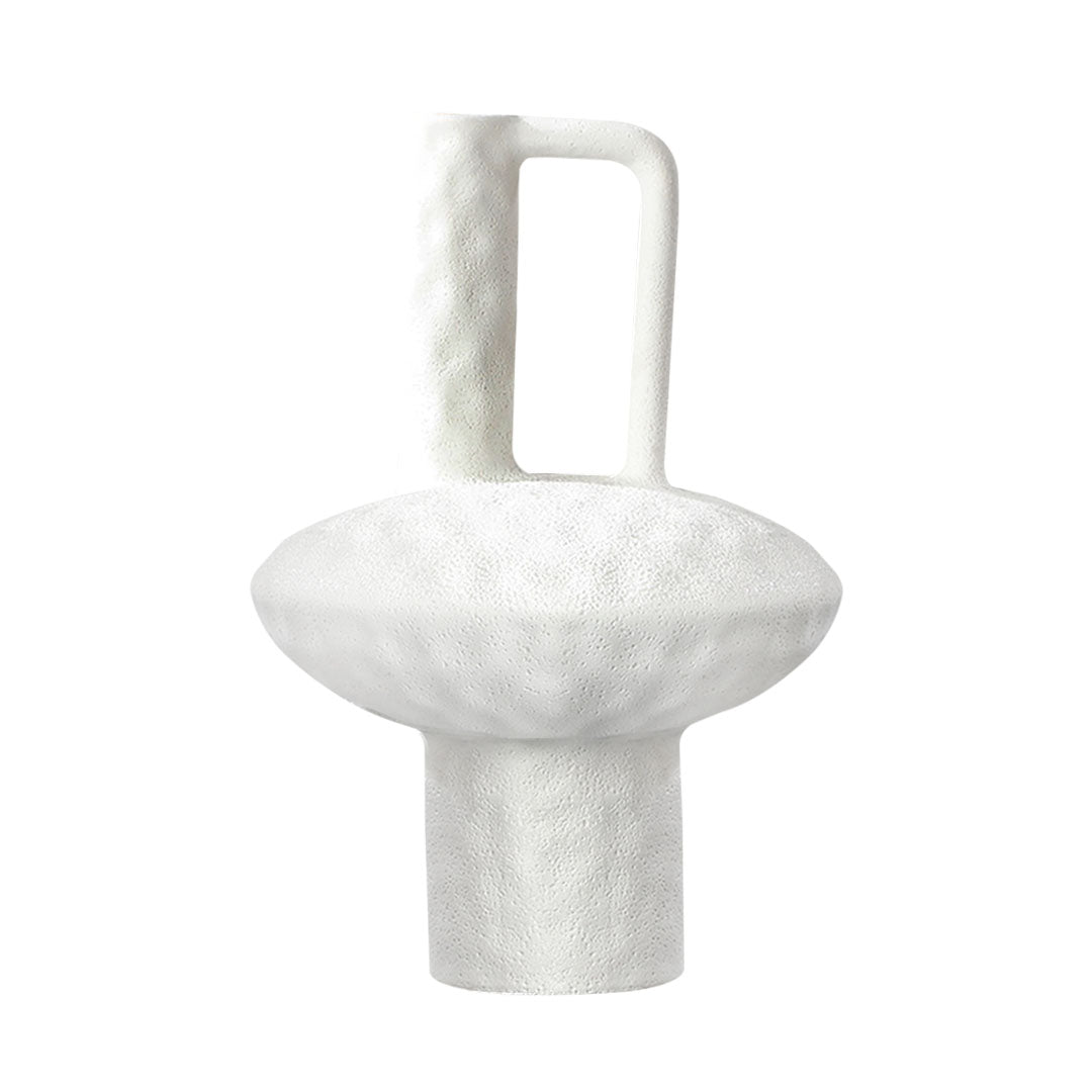 SOGA 20x30cm Ornament Contemporary White Ceramic Vase Decorative for Minimalist and Elegant Home Decor $ 88.90