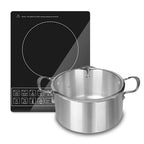 SOGA Electric Smart Induction Cooktop and 28cm Stainless Steel Induction Casserole Cookware $ 180.90