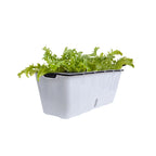 SOGA 50cm Large White Rectangular Flowerpot Vegetable Herb Flower Outdoor Plastic Box Garden Decor $ 33.50