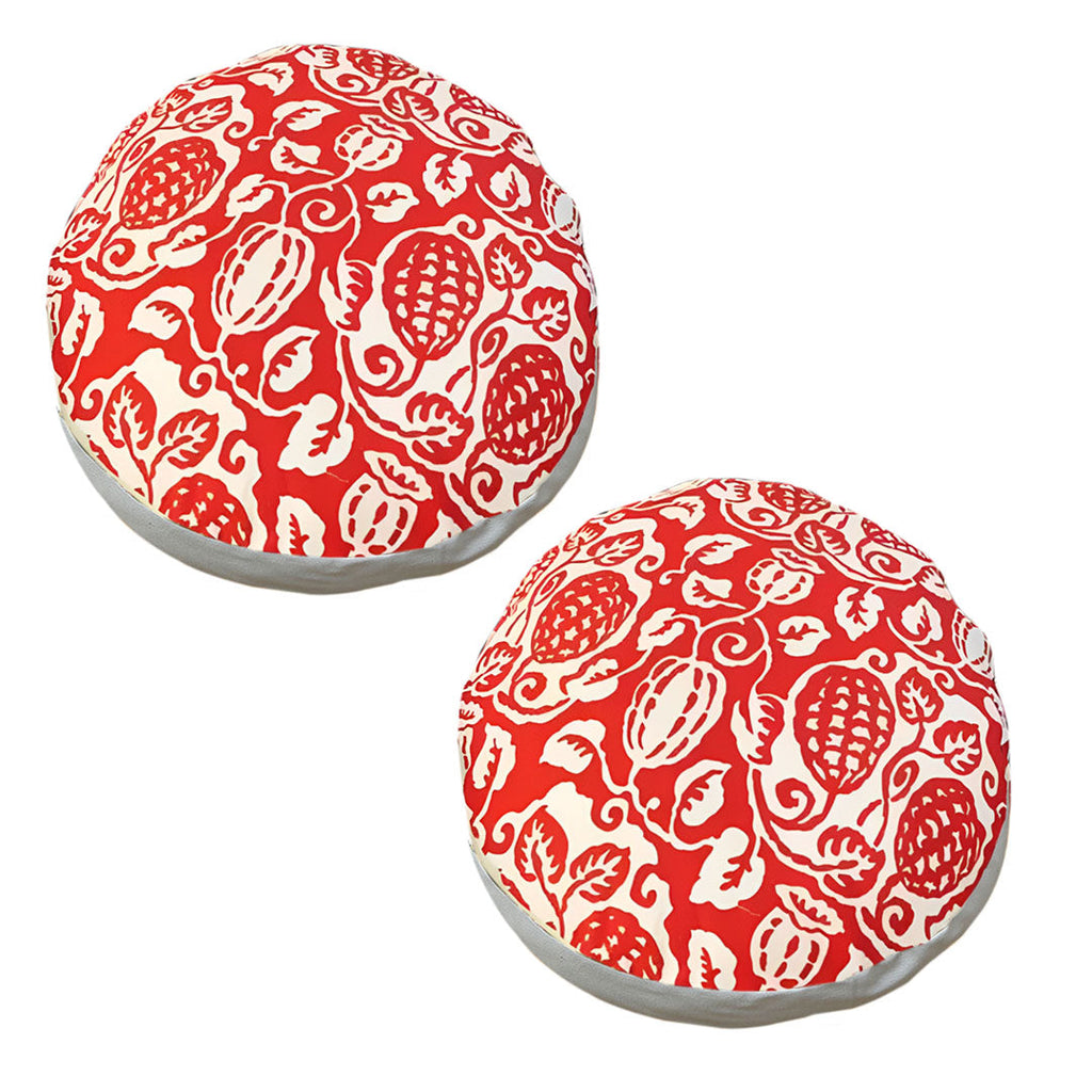 SOGA 2X 45cm Red Premium Polyester Cotton Cushion with EPP Particle Insert for Enhanced Comfort $ 86.50