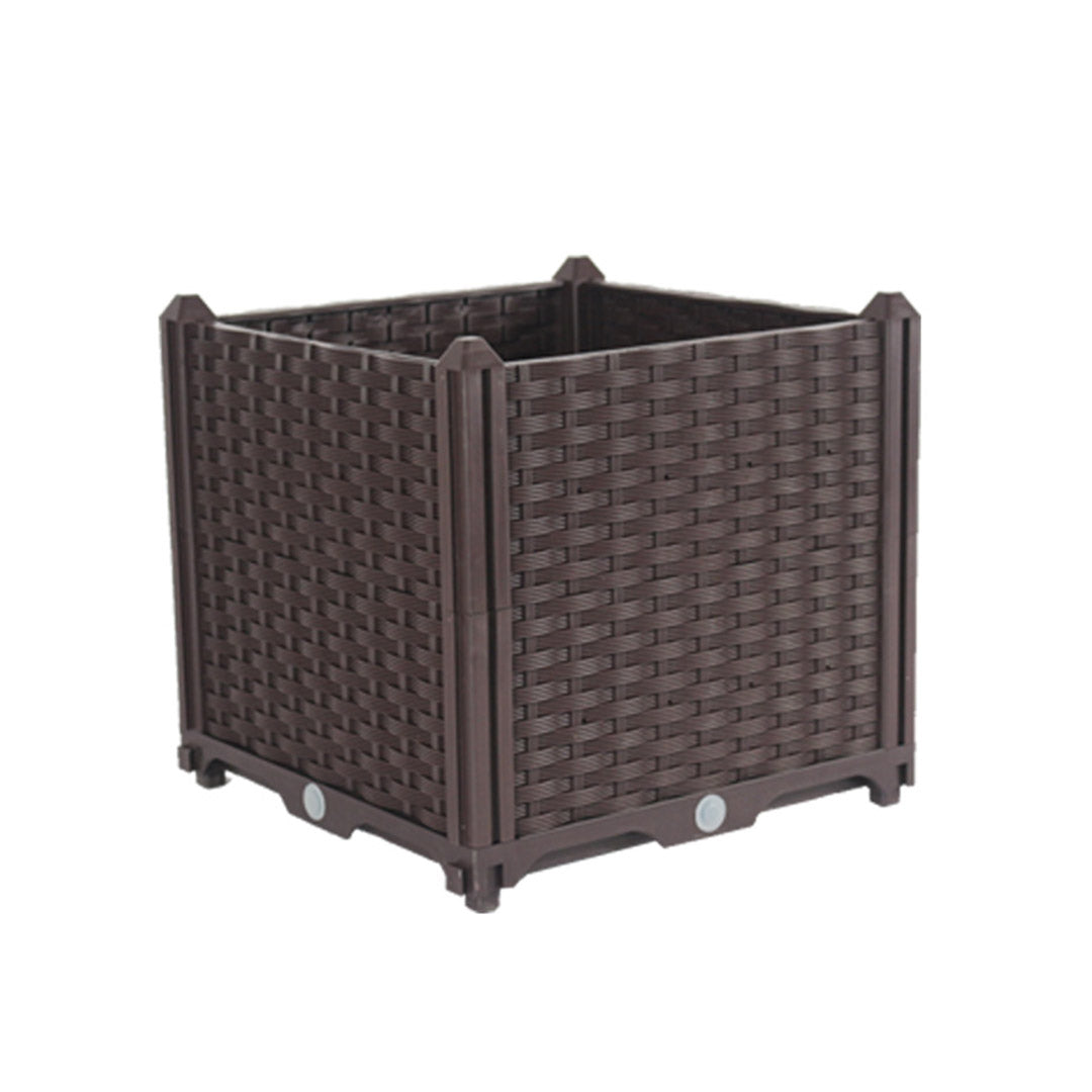 SOGA 40cm Raised Planter Box Vegetable Herb Flower Outdoor Plastic Plants Garden Bed $ 44.50