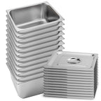 SOGA 12X Gastronorm GN Pan Full Size 1/2 GN Pan 20cm Deep Stainless Steel Tray With Lid $ 377.90