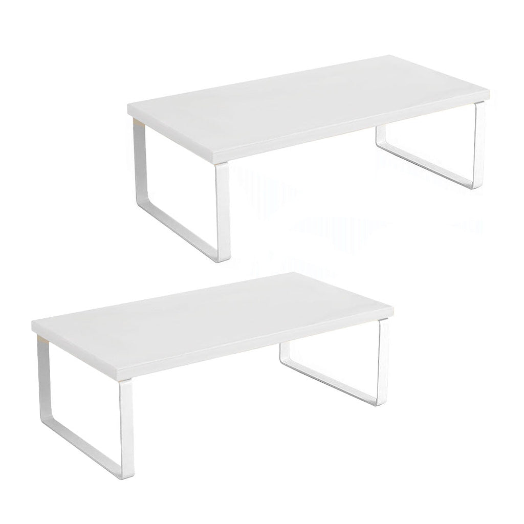 SOGA 2X 40cm White Computer Monitor Elevated Stand Desktop Support Station Rack $ 65.50