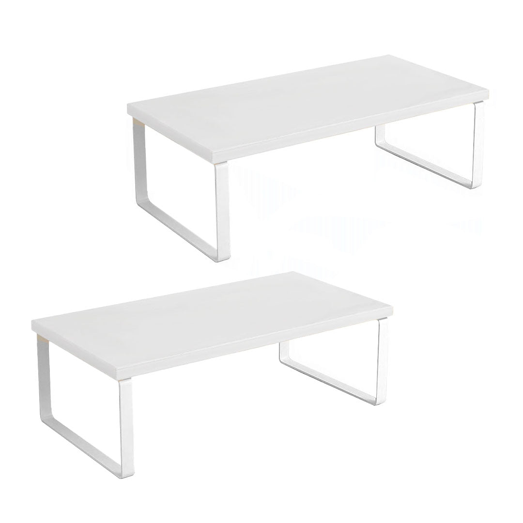 SOGA 2X 40cm White Computer Monitor Elevated Stand Desktop Support Station Rack $ 65.50