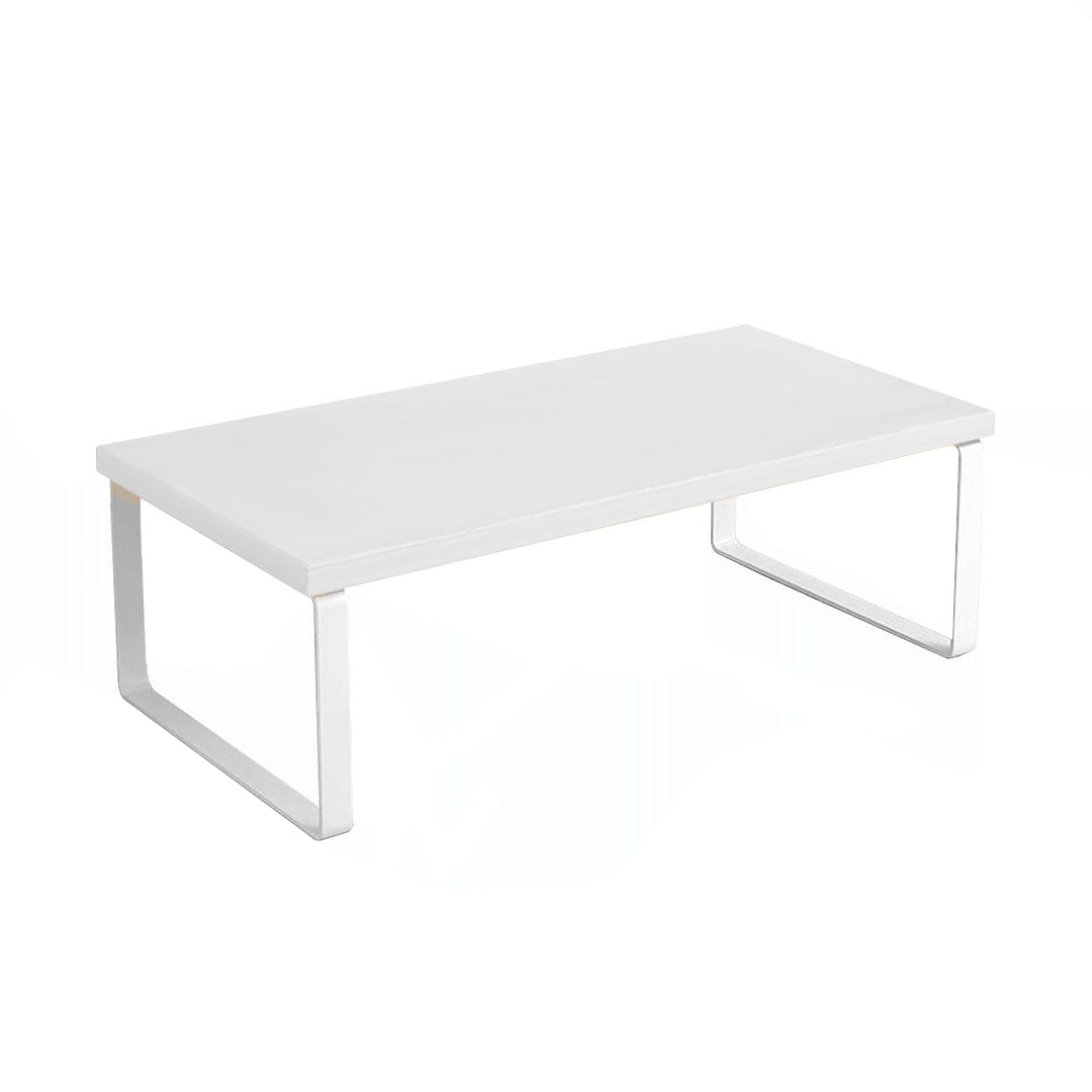SOGA 40cm White Computer Monitor Elevated Stand Desktop Support Station Rack