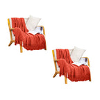 SOGA 2X Red Diamond Pattern Knitted Throw Blanket Warm Cozy Woven Cover Couch Bed Sofa Home Decor with Tassels $ 161.90