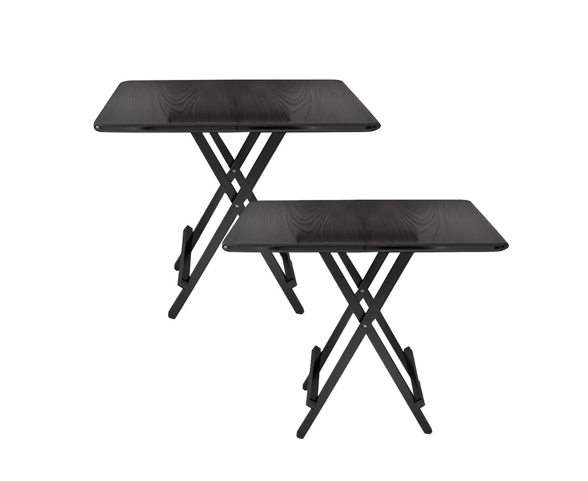 SOGA 2X Black Portable Table Foldable Multifunctional Furniture Home Decor $ 103.50