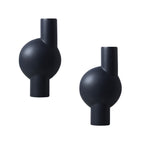 SOGA 2X 17x32cm Medium Ornament a Modern Abstract Vase Decorative Object Unique Shape with Narrow Neck for Home Decor $ 107.90