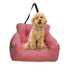 SOGA Red Pet Car Seat Sofa Safety Soft Padded Portable Travel Carrier Bed $ 88.90