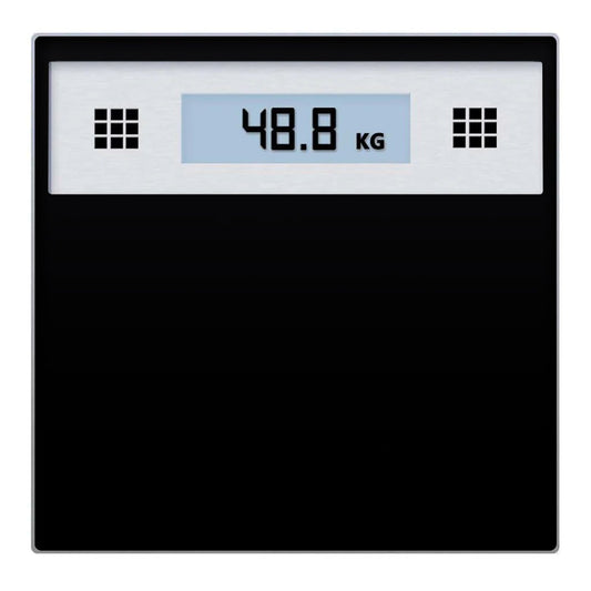 SOGA 180kg Electronic Talking Scale Weight Fitness Glass Bathroom Scale LCD Display Stainless