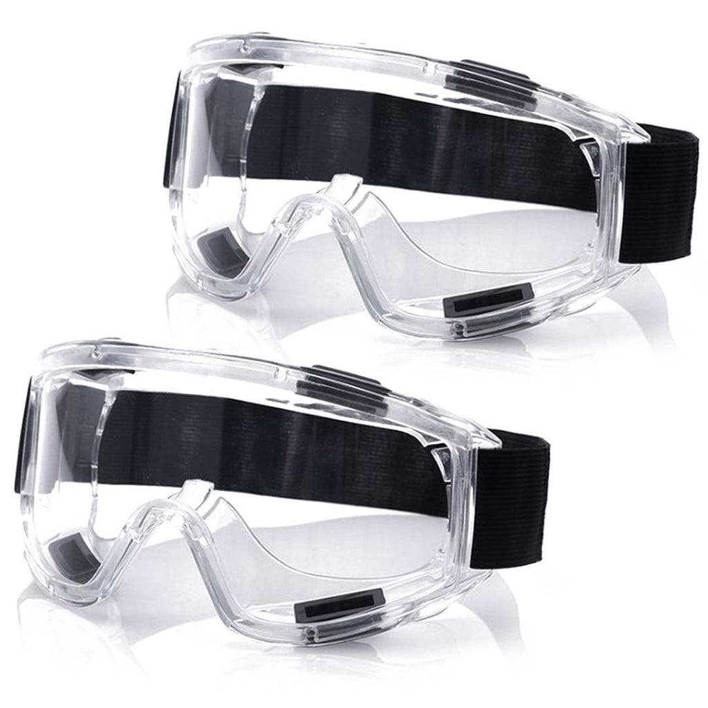 2X Clear Protective Eye Glasses Safety Windproof Lab Goggles Eyewear $ 44.50