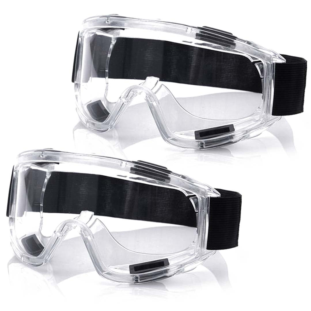 2X Clear Protective Eye Glasses Safety Windproof Lab Goggles Eyewear $ 44.50