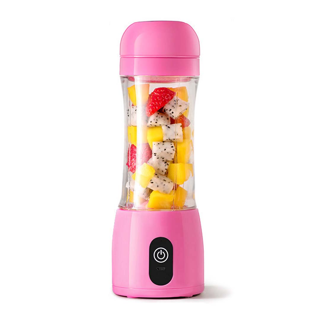 SOGA 380ml Portable Mini USB Rechargeable Handheld Fruit Mixer Juicer Pink $ 44.50