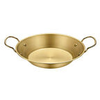 SOGA 21cm Signature Dry Pot And crafted with 201 Material in Gold for Kitchen Essential $ 32.50