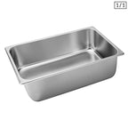 SOGA Gastronorm GN Pan Full Size 1/1 GN Pan 20cm Deep Stainless Steel Tray $ 51.50
