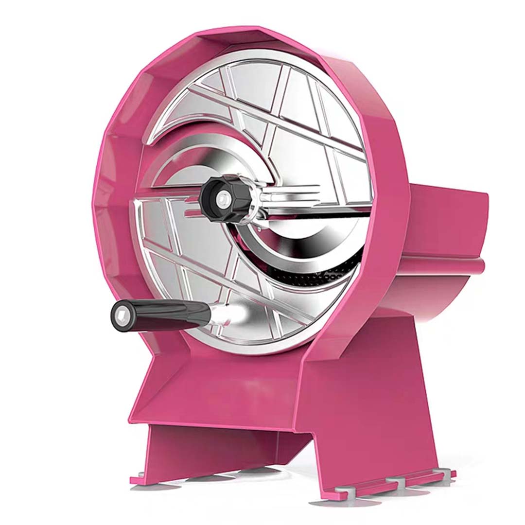 SOGA Commercial Manual Vegetable Fruit Slicer Kitchen Cutter Machine Pink $ 144.50