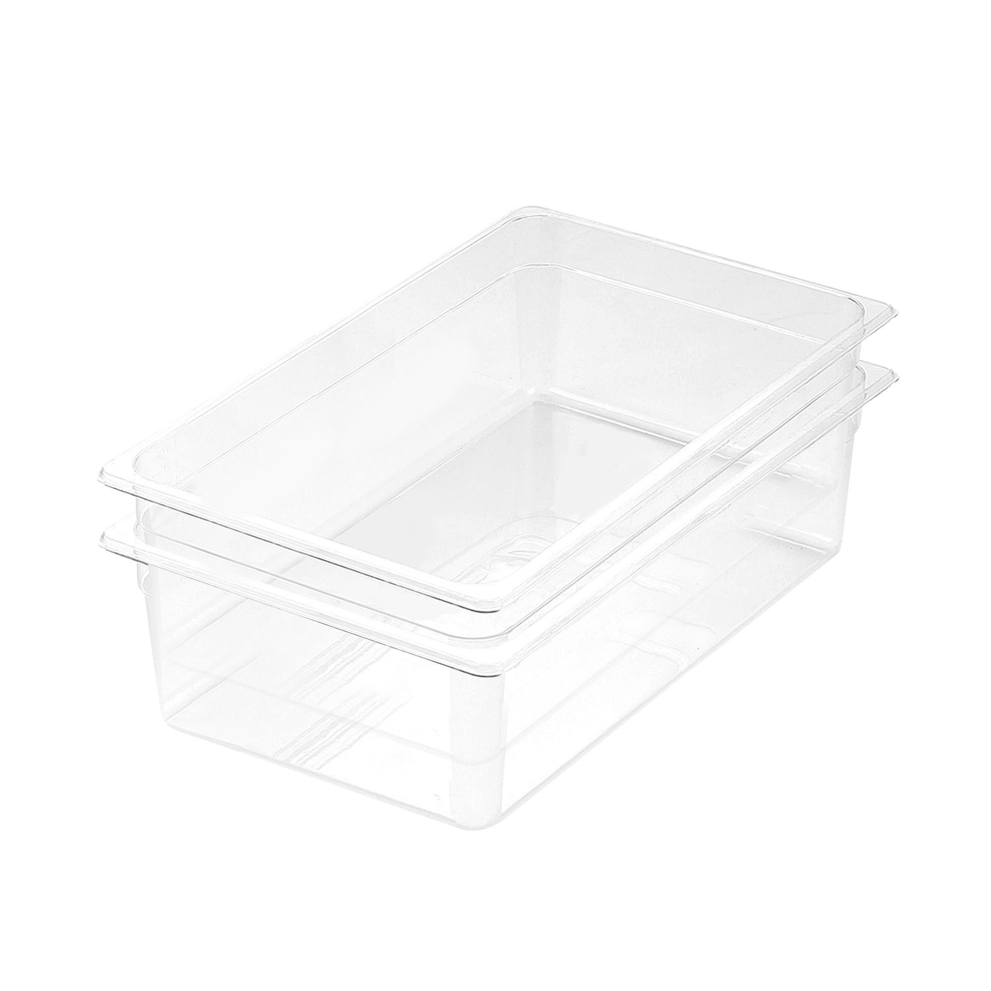 SOGA 150mm Clear Gastronorm GN Pan 1/1 Food Tray Storage Bundle of 2 $ 92.90