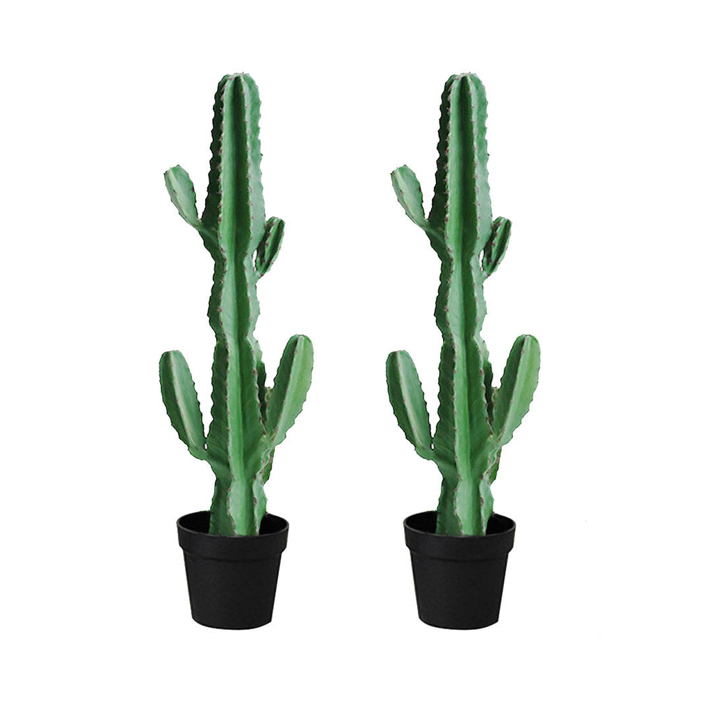 SOGA 2X 105cm Green Artificial Indoor Cactus Tree Fake Plant Simulation Decorative 6 Heads $ 301.90