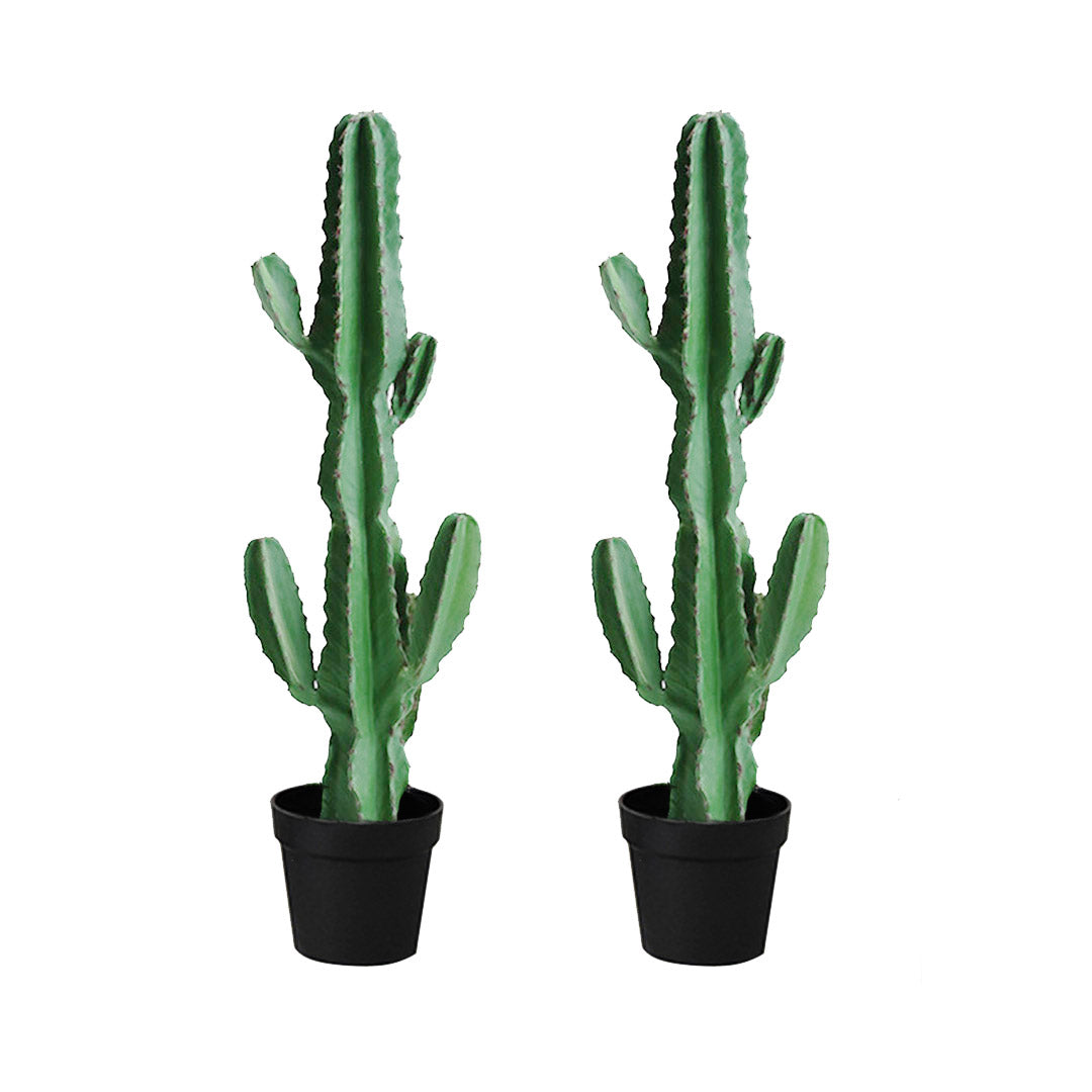 SOGA 2X 105cm Green Artificial Indoor Cactus Tree Fake Plant Simulation Decorative 6 Heads $ 301.90