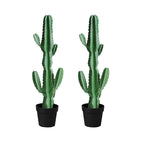 SOGA 2X 105cm Green Artificial Indoor Cactus Tree Fake Plant Simulation Decorative 6 Heads $ 301.90
