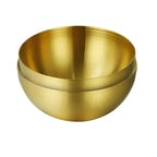 SOGA 15cm Gold Salad Bowl with Model 201 Elegant and Durable Kitchen Essential $ 53.50