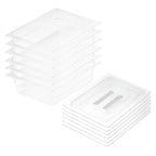 SOGA 100mm Clear Gastronorm GN Pan 1/2 Food Tray Storage Bundle of 6 with Lid $ 250.50