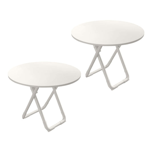 SOGA 2X 80cm White Modern Minimalist Table with Sleek Surface Stylish and Functional Design $ 198.50