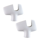 SOGA 2X 44x35cm Ornament Modern Curved Decorative Vase Sculptural Accent for Unique Arrangements Home Decor $ 318.90