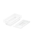 SOGA 65mm Clear Gastronorm GN Pan 1/3 Food Tray Storage Bundle of 2 with Lid $ 76.90