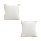 SOGA 2X 50cm Beige Throw Pillow Warm Wabi-sabi Striped Corduroy Square For Home Decor $ 129.50