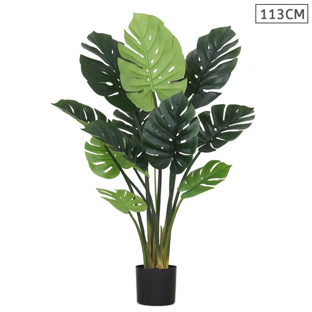 SOGA 113cm Artificial Indoor Potted Turtle Back Fake Decoration Tree Flower Pot Plant $ 111.50