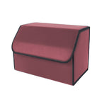 SOGA Leather Car Boot Collapsible Foldable Trunk Cargo Organizer Portable Storage Box Red Medium $ 41.50