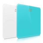 SOGA 2X 180kg Digital Fitness Weight Bathroom Gym Body Glass LCD Electronic Scales White/Blue $ 60.90